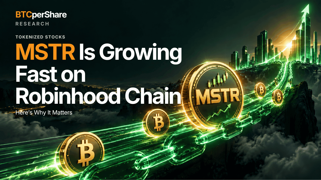 MSTR Stock Token growth on Robinhood Chain