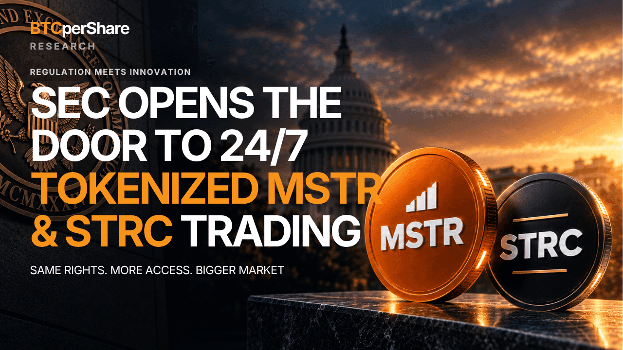 SEC Opens the Door to 24/7 Tokenized MSTR and STRC Trading in the U.S.